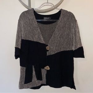 Zele Lagenlook Asymmetrical Top